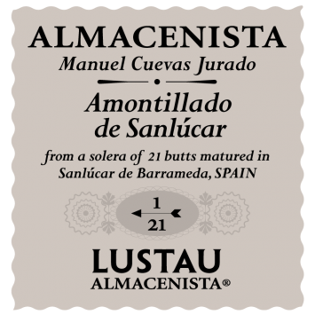 Almacenista Amontillado de Sanlúcar de Barrameda 'Cuevas Jurado 1/21'