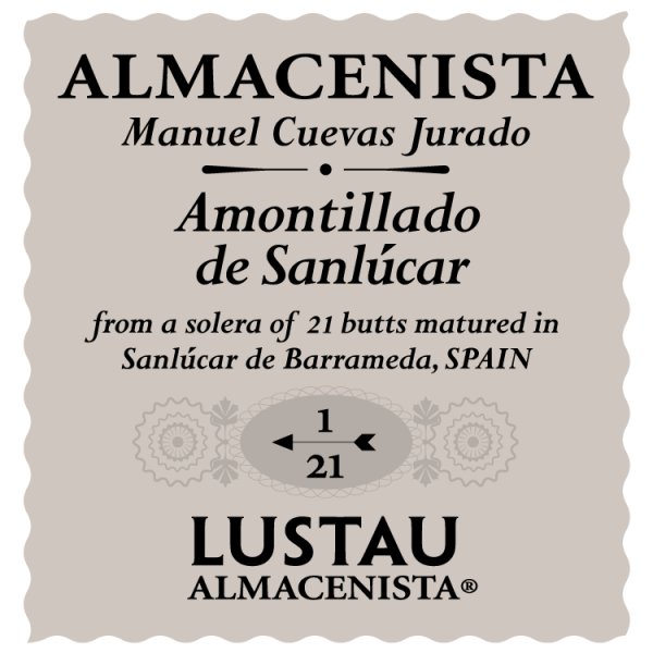 Almacenista Amontillado de Sanlcar de Barrameda Cuevas Jurado 121 Emilio Lustau