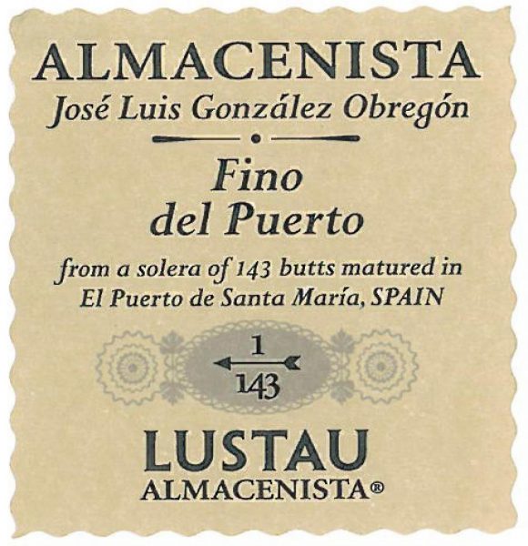 Almacenista Fino del Puerto Gonzlez Obregn Emilio Lustau