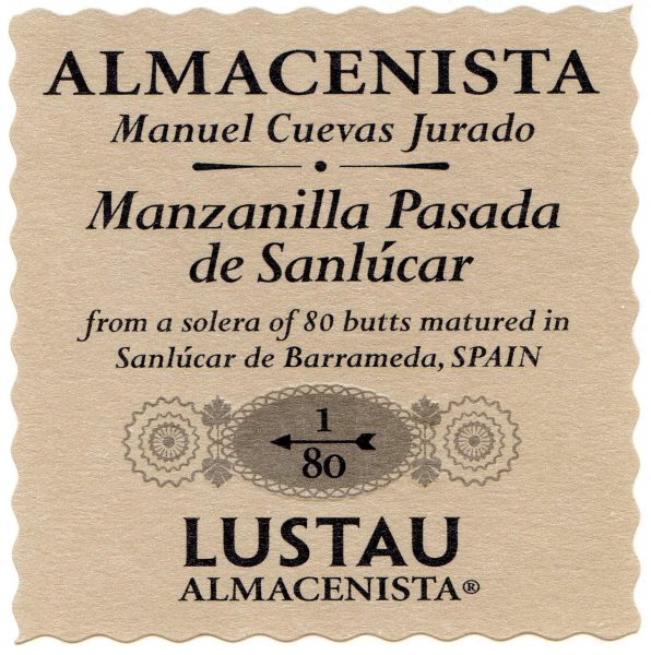 Almacenista Manzanilla Pasada Cuevas Jurado 180 Emilio Lustau