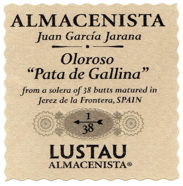 Almacenista Oloroso Pata de Gallina  Garca Jarana