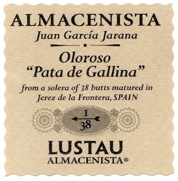 Almacenista Oloroso Pata de Gallina  Garca Jarana Emilio Lustau