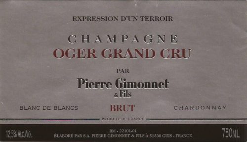 Pierre Gimonnet & Fils Oger Grand Cru Blanc de Blancs Brut
