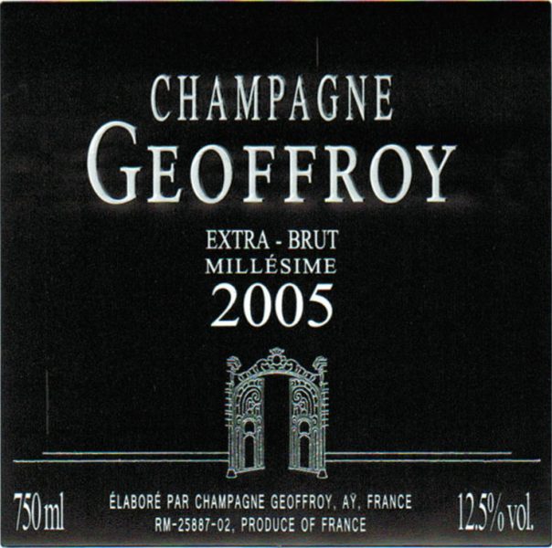 Geoffroy Millésime Extra-Brut Collection (2000 ~ 2002 ~ 2004)