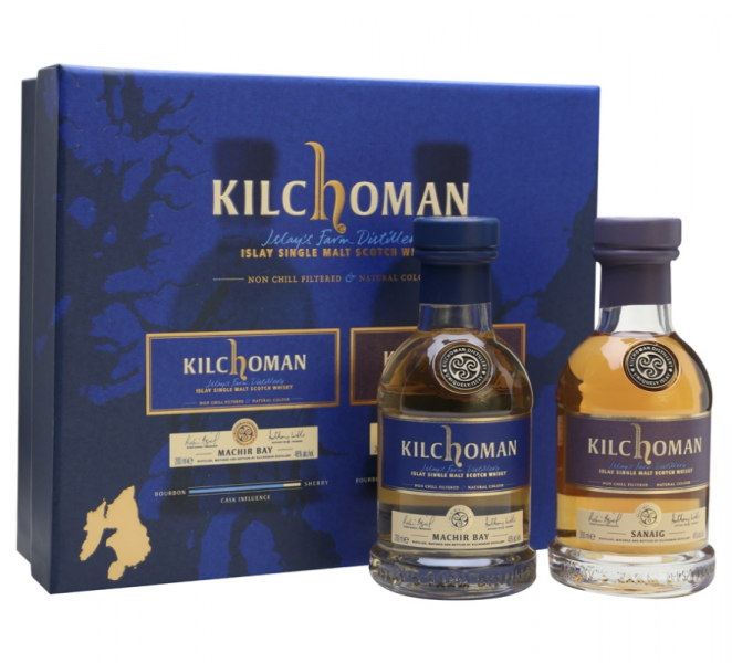 Islay Single Malt Scotch Whisky Samp Pack Machir Bay  Sanaig 200mL btls