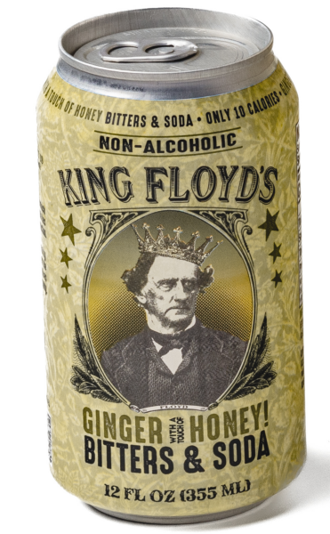 Bitters  Soda Ginger With A Touch Of Honey 4pk CANS NA King Floyds Bitters