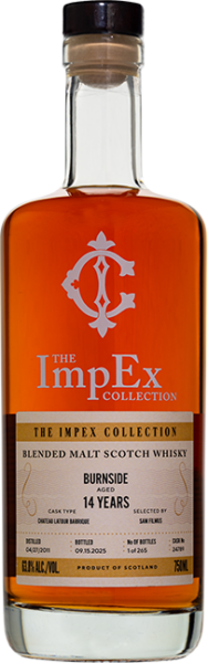 Blended Malt Scotch Whisky Burnside 14 Year Chateau Latour Barrique The ImpEx Collection