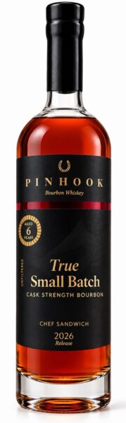 Bourbon Whiskey True Small Batch  6 Year Chef Sandwich Pinhook