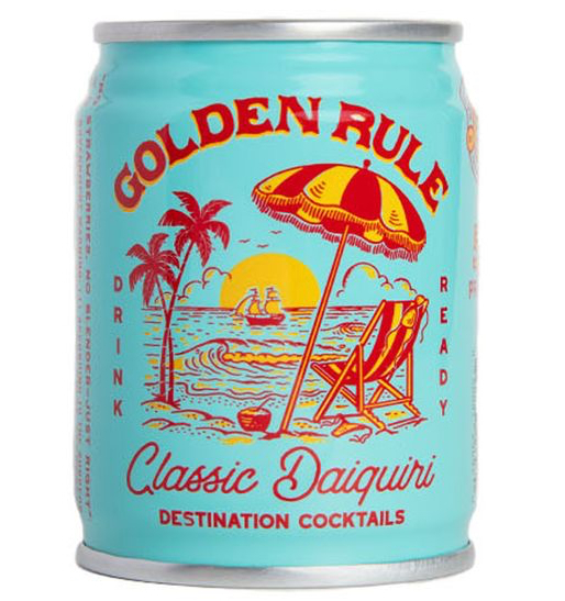 Classic Daiquiri 4pk 100ml CANS Golden Rule
