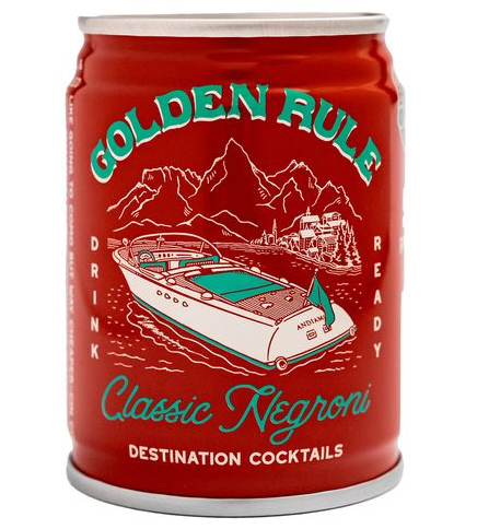 Classic Negroni 4pk 100ml CANS Golden Rule