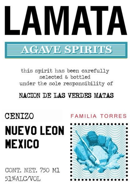 Destilado de Agave Cenizo Nueva Leon Lamata