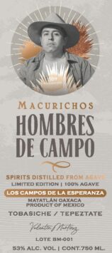 Destilado de Agave, Tobaziche/Tepextate, 'Hombres de Campo'