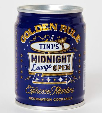 Espresso Martini 4pk 100ml CANS Golden Rule