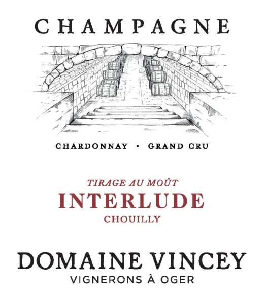 Domaine Vincey Interlude Tirage au Mout Chouilly Blanc de Blancs Grand Cru Brut Nature