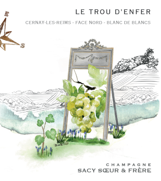 Lieu Dit Le Trou dEnfer Blanc de Blancs Brut Nature Champagne Sacy Soeur et Frere