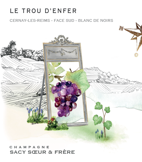 Lieu Dit Le Trou dEnfer Blanc de Noirs Brut Nature Champagne Sacy Soeur et Frere