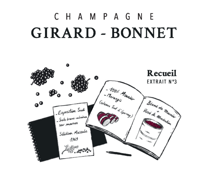 Recueil Extrait No 3 Rose Extra Brut Champagne GirardBonnet