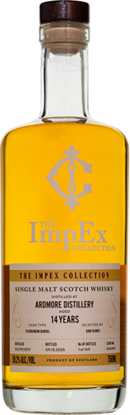 Single Malt Scotch Whisky Ardmore 14 Year The ImpEx Collection