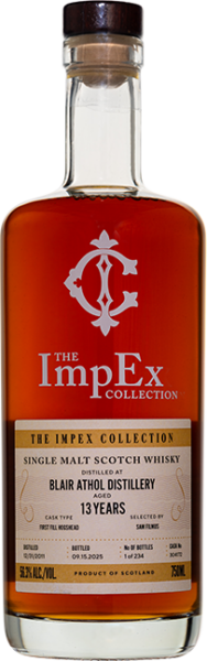 Single Malt Scotch Whisky Blair Athol 13 Year PX Barrique The ImpEx Collection