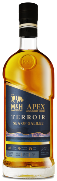 Single Malt Whisky Apex  Sea of Galilee Terroir Milk  Honey Distillery