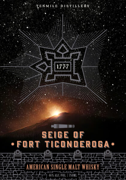 Single Malt Whisky Siege of Fort Ticonderoga Tenmile Distillery