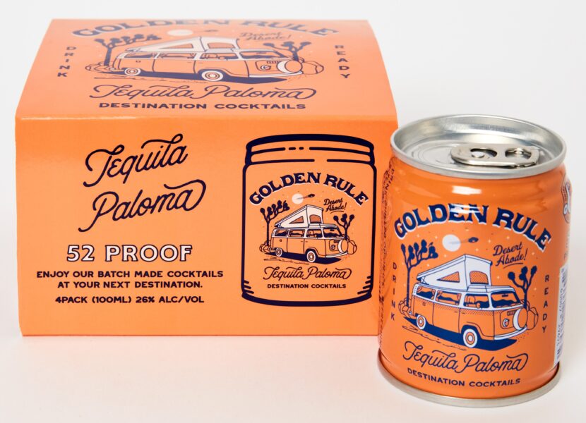 Tequila Paloma 4pk 100ml CANS Golden Rule