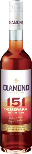 Aged 151 Demerara Dark Rum Diamond Reserve