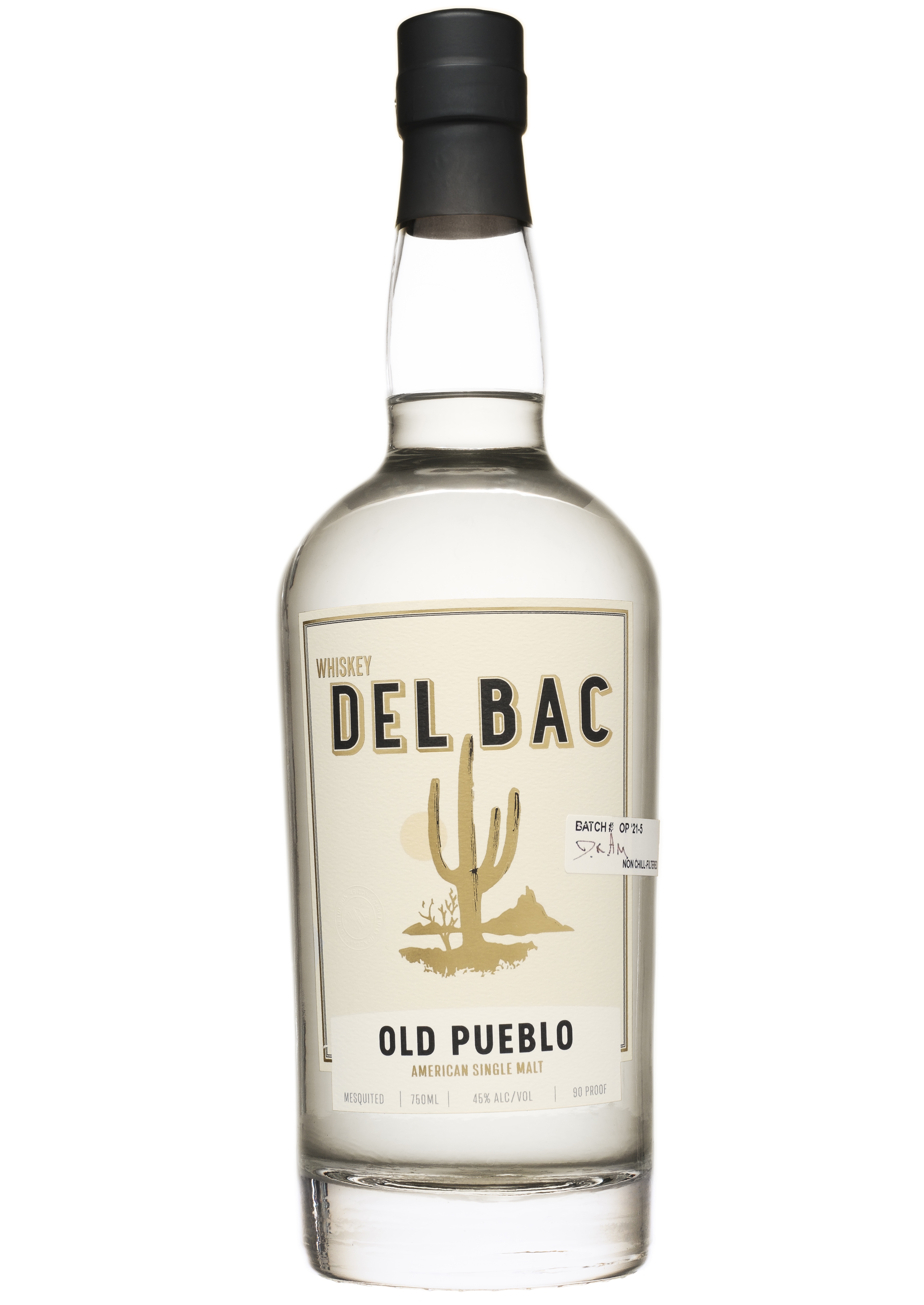 American Single Malt Whiskey 'Old Pueblo' [Clear], Del Bac [STRAPPED