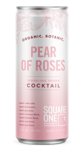 Pear of Roses Vodka Cocktail [4-pk CANS], Square One