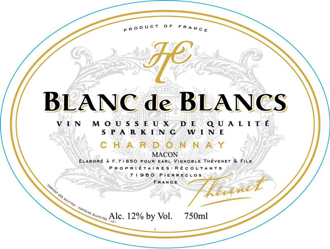 Blanc de Blancs Brut Thevenet  Fils