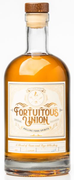 Blend of Rum and Rye Whiskey Fortuitous Union Rolling Fork