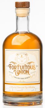 Rum and Rye Whiskey Blend, 'Fortuitous Union - Wheated Bourbon Cask (WLR)'