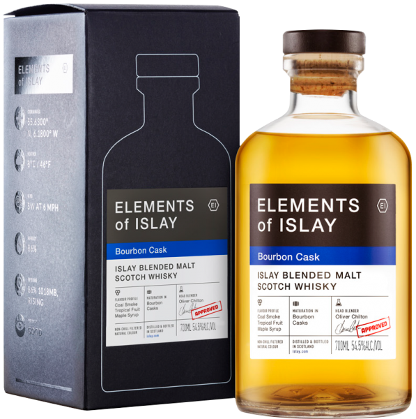 Blended Malt Scotch Whisky Bourbon Cask Elements of Islay