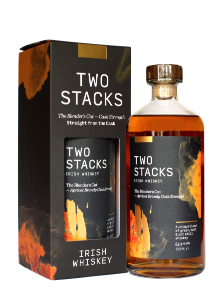 Blended Whiskey Apricot Brandy Cask Finished Two Stacks Irish Whiskey