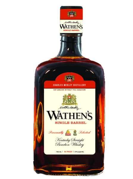 Bourbon Wathens Single Barrel Charles Medley Distillery