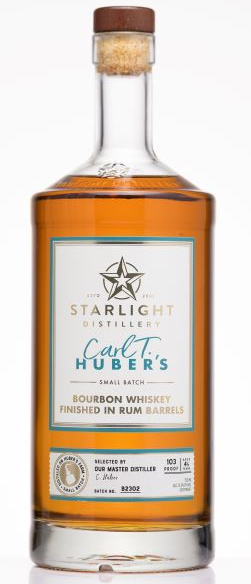 Bourbon Whiskey Small Batch Carl T Bourbon Rum Cask Starlight Distillery