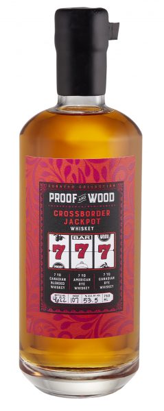 Canadian Whisky Crossborder Jackpot Proof and Wood