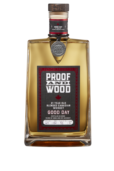 Canadian Whisky Good Day Proof and Wood