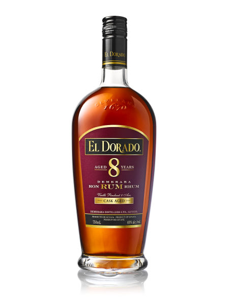 Cask Aged 8 Year Old Rum, El Dorado