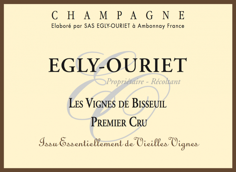 Champagne Brut 1er 'Les Vignes de Bisseuil', Egly-Ouriet