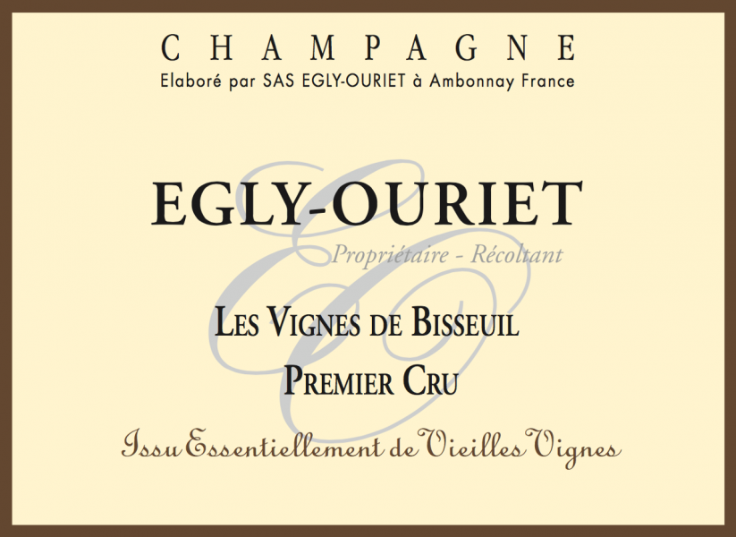 Les Vignes de Bisseuil 1er Cru Extra Brut Champagne EglyOuriet