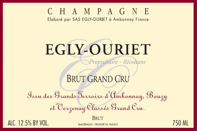 Champagne Brut Grand Cru, Egly-Ouriet
