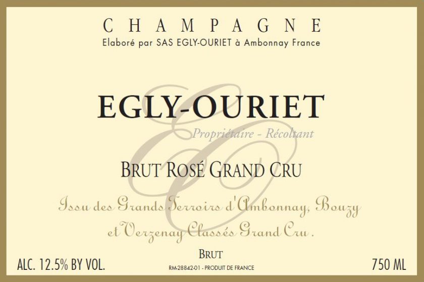 Champagne Extra Brut Rose Grand Cru EglyOuriet