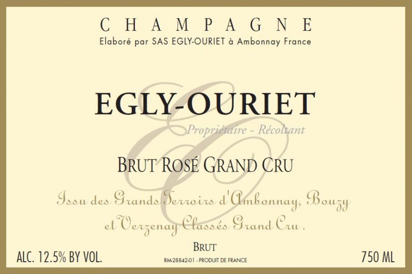 Rose Grand Cru Extra Brut Champagne EglyOuriet