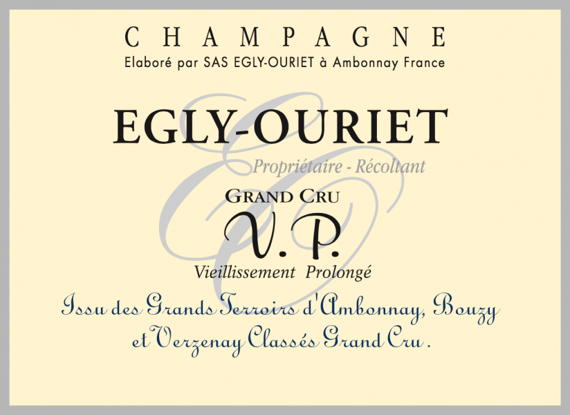 Champagne Extra Brut VP Grand Cru EglyOuriet
