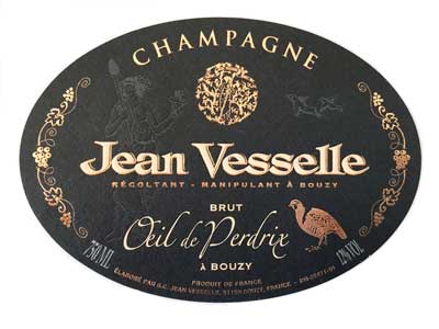 Oeil de Perdrix Brut Champagne Jean Vesselle