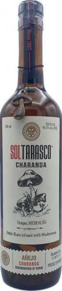 Charanda Single Agricole Anejo Rum con Hongos Sol Tarasco