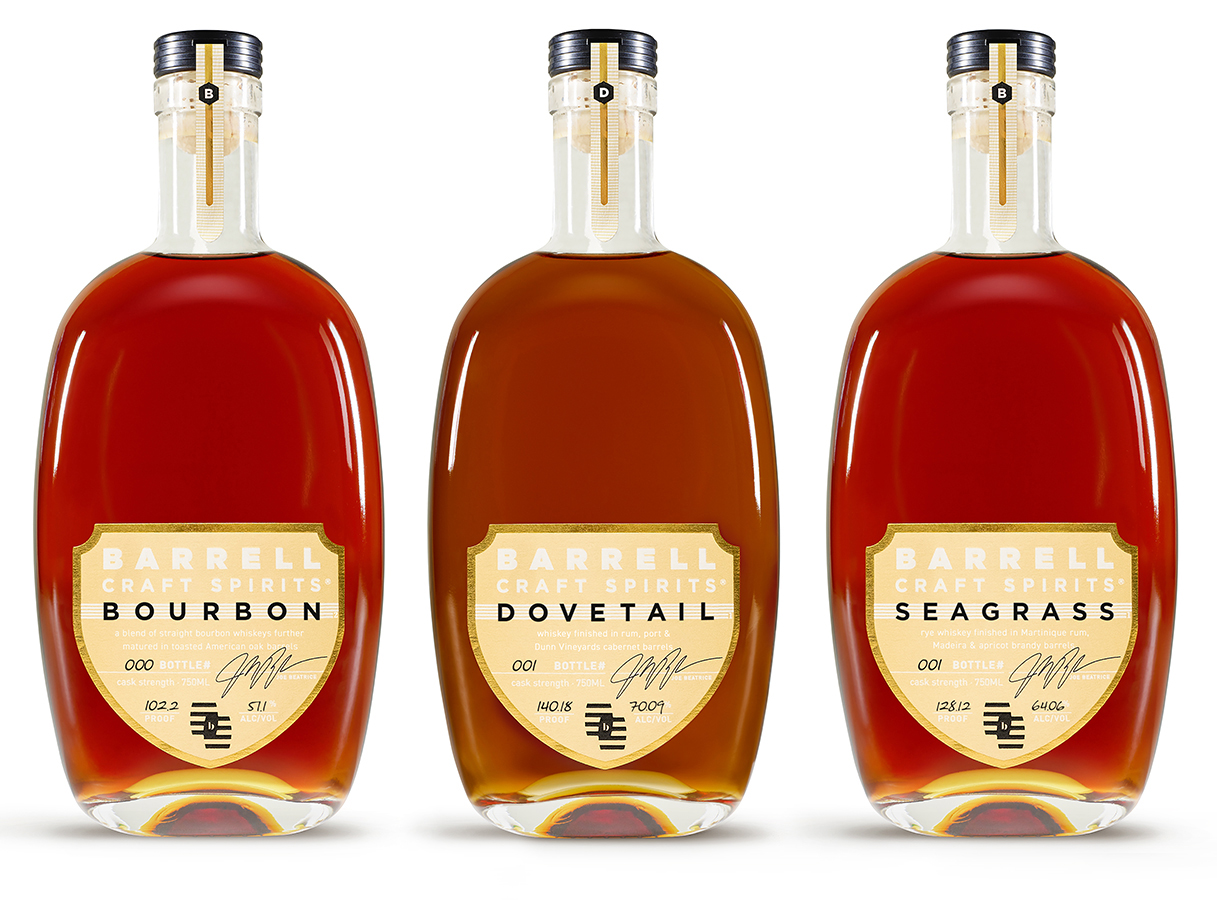 Combo Pack [1 each Gold Label Bourbon, Dovetail, and Seagrass], Barrell