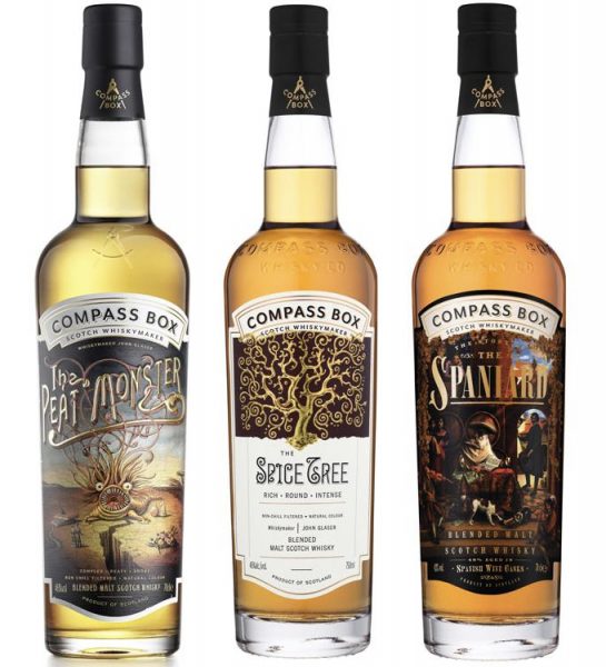 Combo Pack 4 each Peat Monster Spice Tree and Spaniard Compass Box