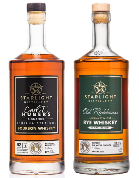 Combo Pack Carl T Bourbon and Rickhouse Rye Starlight Distillery